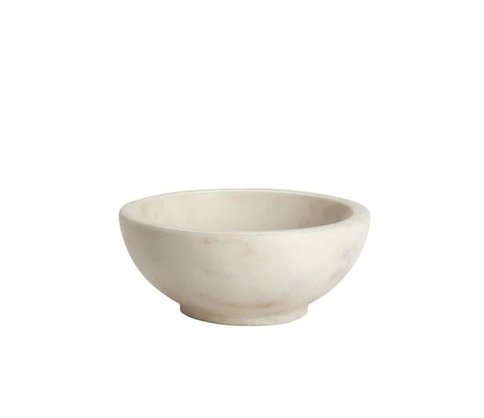Footed Marble Bowl - Mini Marble Accessories 