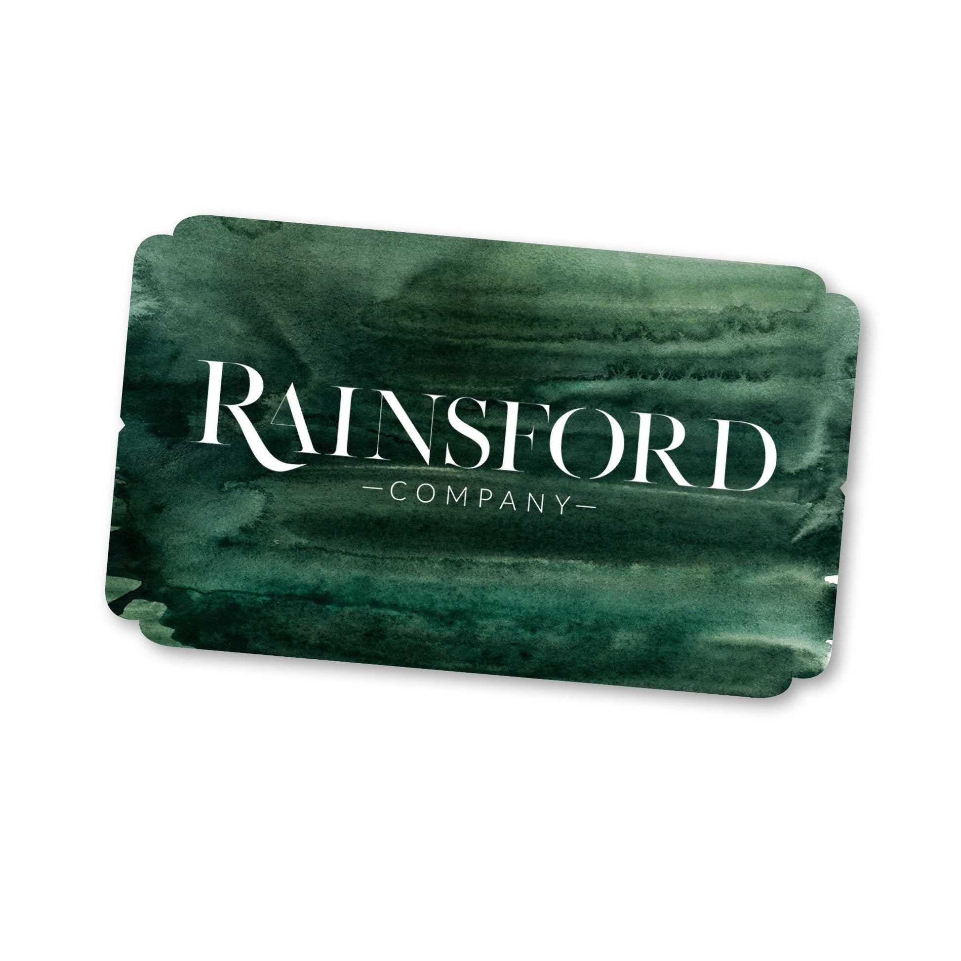 Gift Card. Front view.