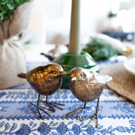 Gold Birds (set of 4) Objects & Accents 