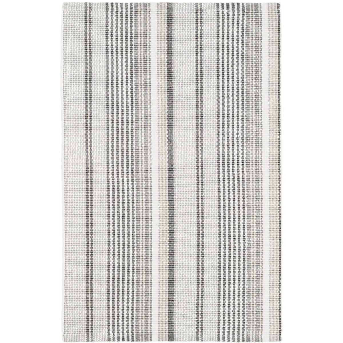 Gradation Ticking Woven Cotton Rug Rugs 