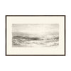 Graphite Seascape I. Front view.