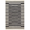 Heights Charcoal Woven Wool Rug RUGS 