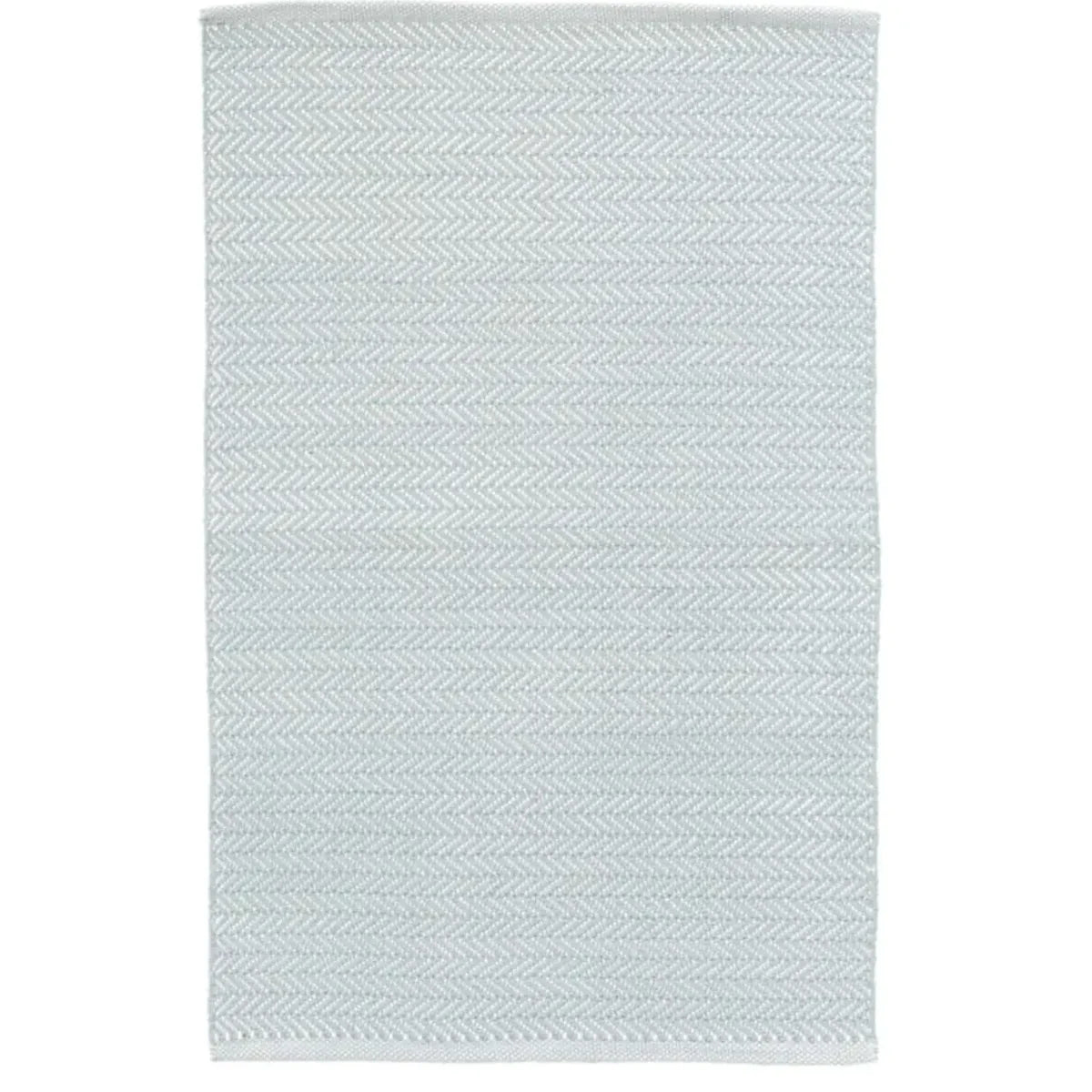Herringbone Light Blue/Ivory Indoor/Outdoor Rug Rugs 