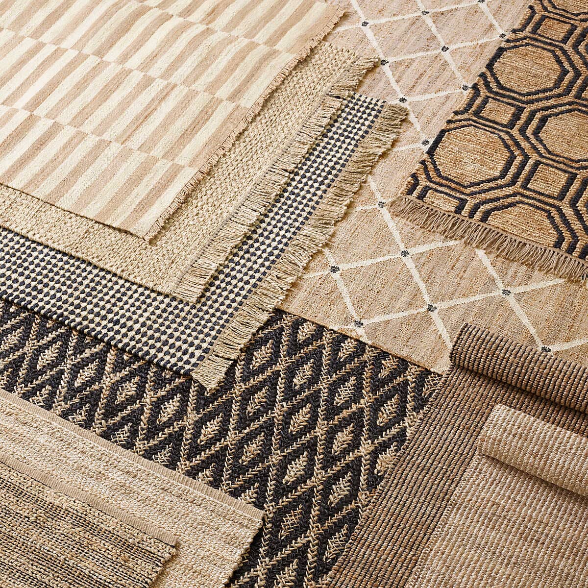 Hexile Hand Knotted Jute Rug Rugs 