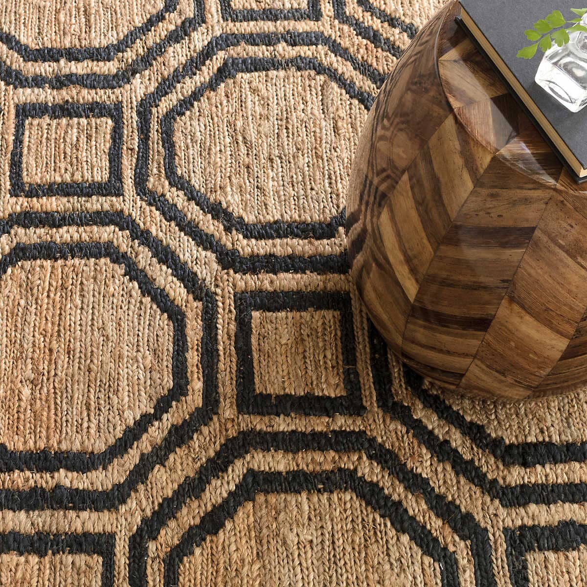 Hexile Hand Knotted Jute Rug Rugs 
