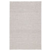 Honeycomb Ivory/Grey Woven Wool Rug. Top view. 