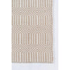 Huron Indoor/Outdoor Rug - Beige corner detail. Close-up detail view. 