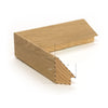 Wood frame. 1" wide. 1.875" thick. Close-up detail view.