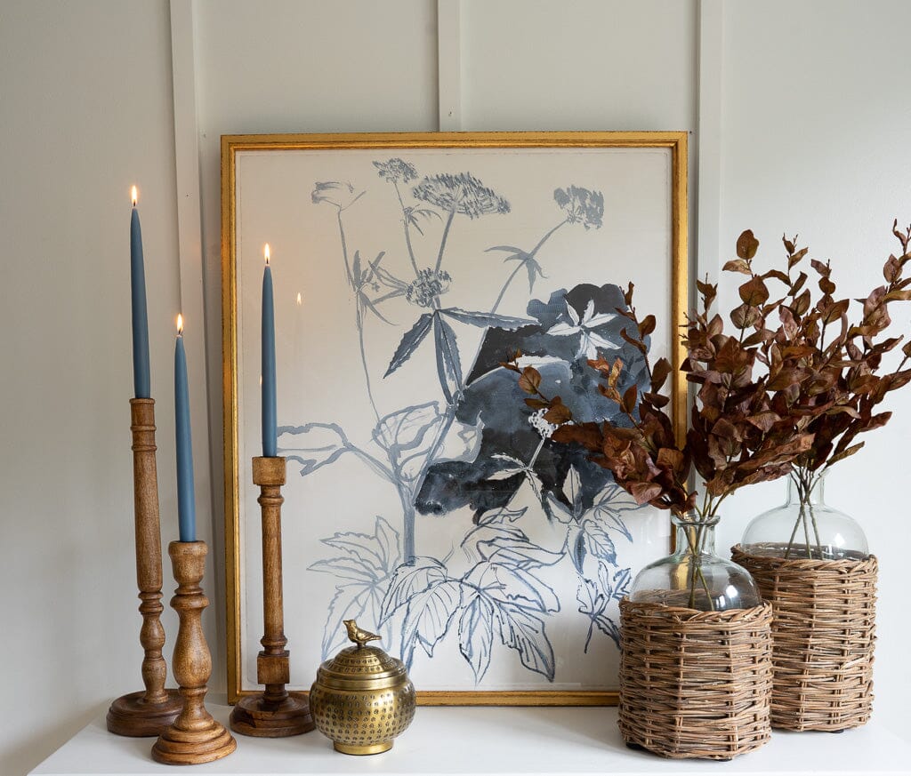 Inked Floral Study I Framed Art 