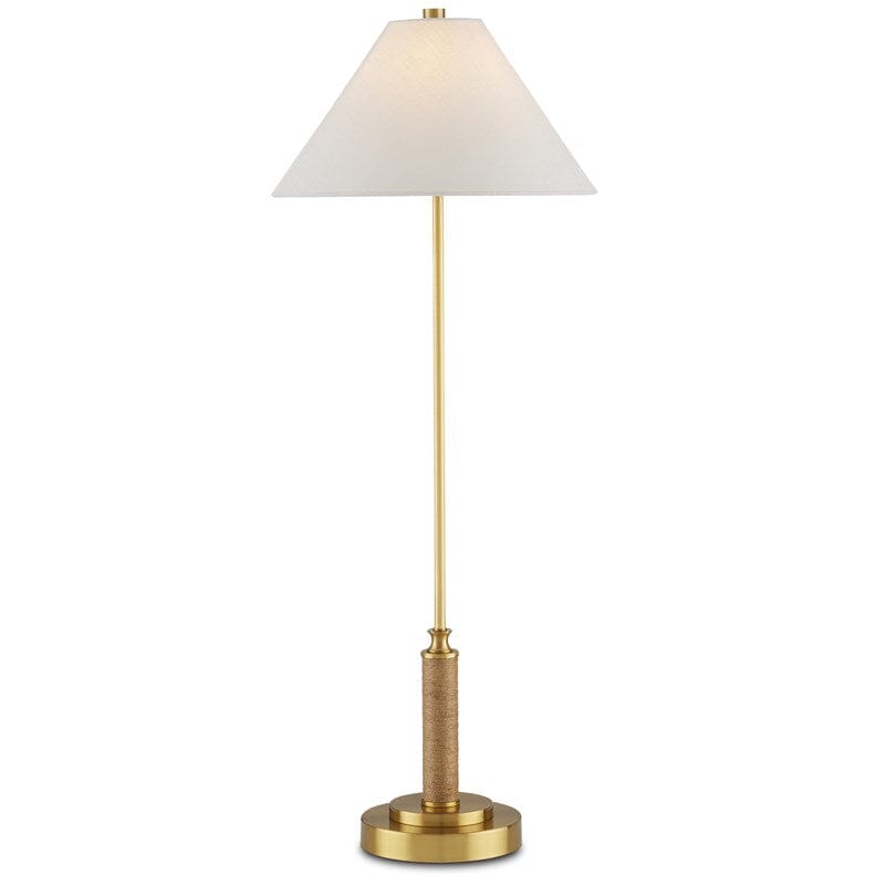 Ippolito Brass Console Lamp - Rainsford Company