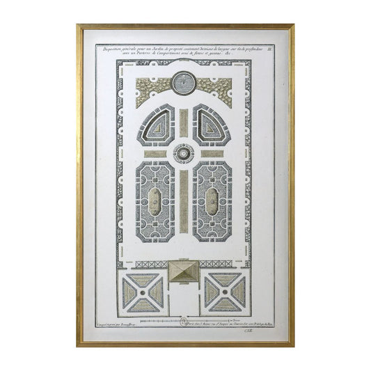 Jardin Plan III. Front view.