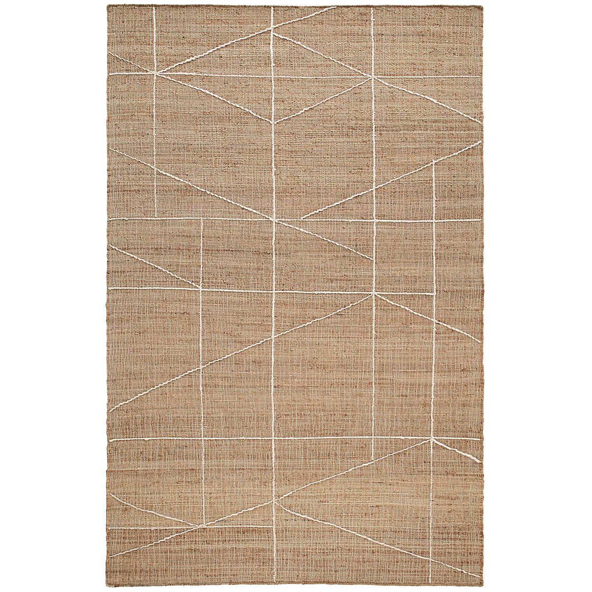 Judson Natural/Ivory Woven Jute Rug RUGS 