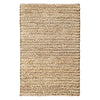 Jute Woven Natural Rug. Top view.