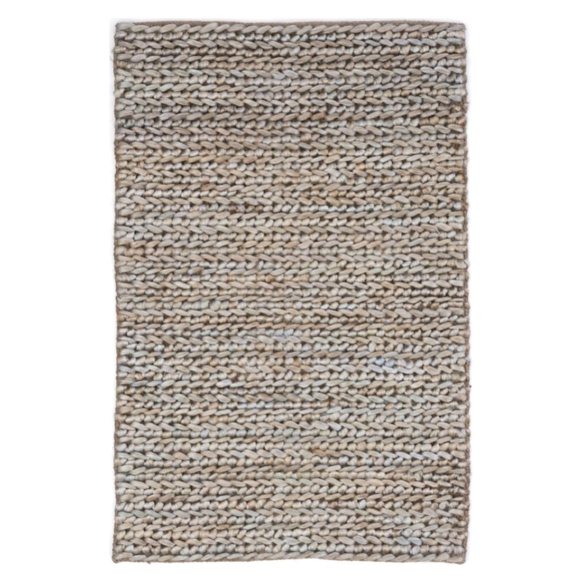 Jute Woven Seaglass Rug. Top view.