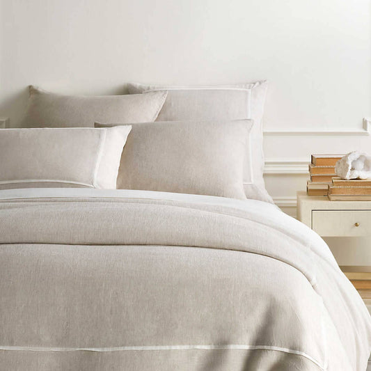 Keaton Linen Natural Duvet Cover 