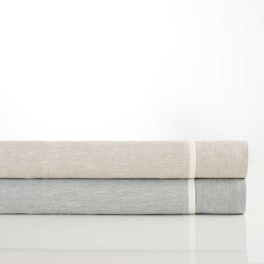 Keaton Linen Natural Duvet Cover 