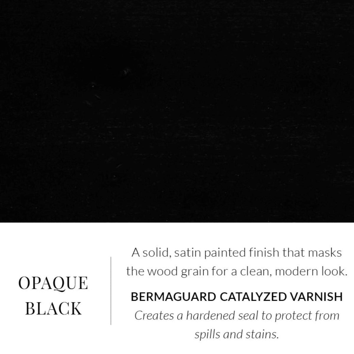 Kennedy Dining Chair. Opaque Black.