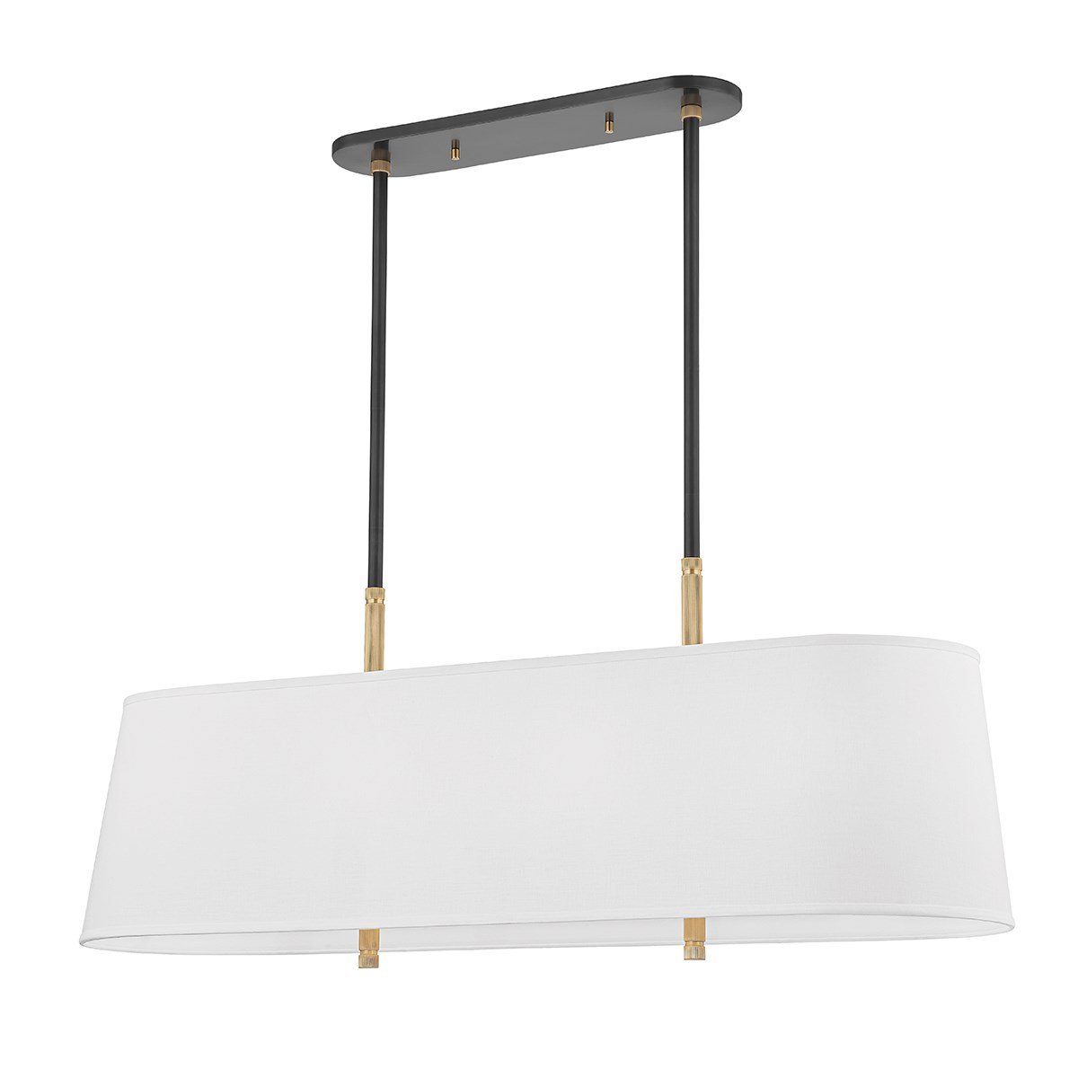 Kiera Linear Pendant. Left angle view. 