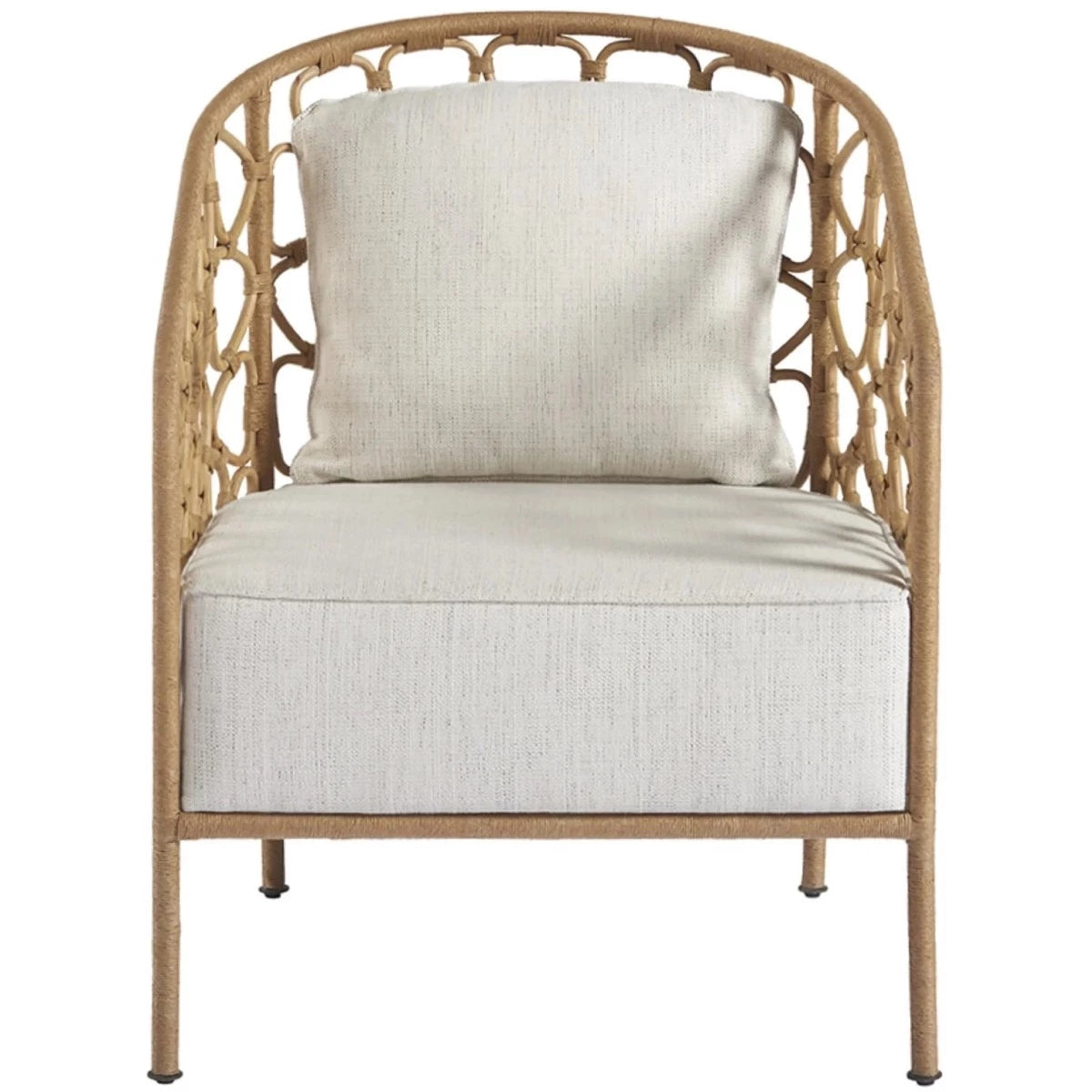 Kinsley Accent Chair. Front view.