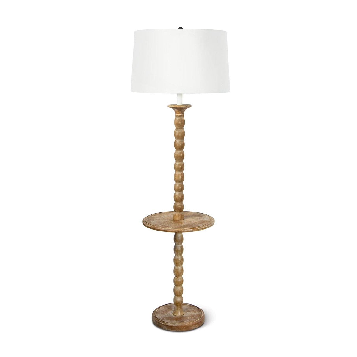 Perennial Floor Lamp Natural. Front view.