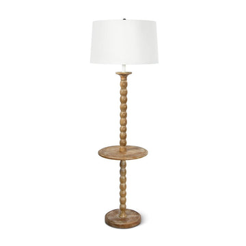 Perennial Floor Lamp Natural. Front view.