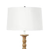 Perennial Floor Lamp Natural shade. Detail view.