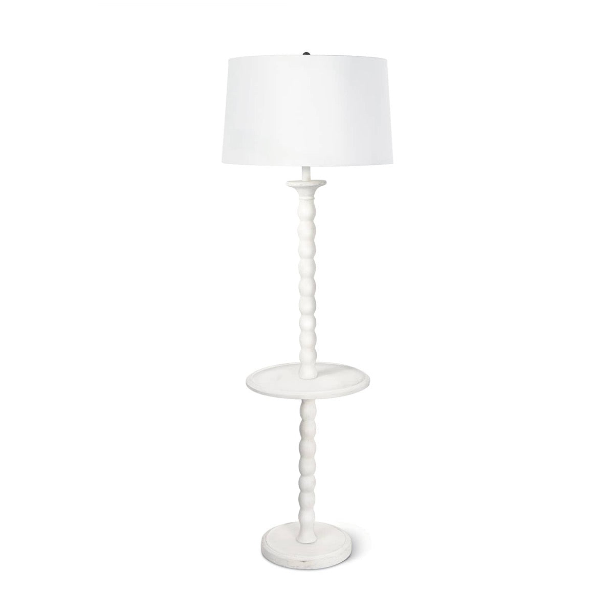 Perennial Floor Lamp White. Front view.