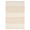 La Mirada Wheat Woven Cotton Rug. Top view. 