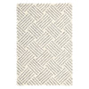 Layers Hooked Wool Rug. Top view. 