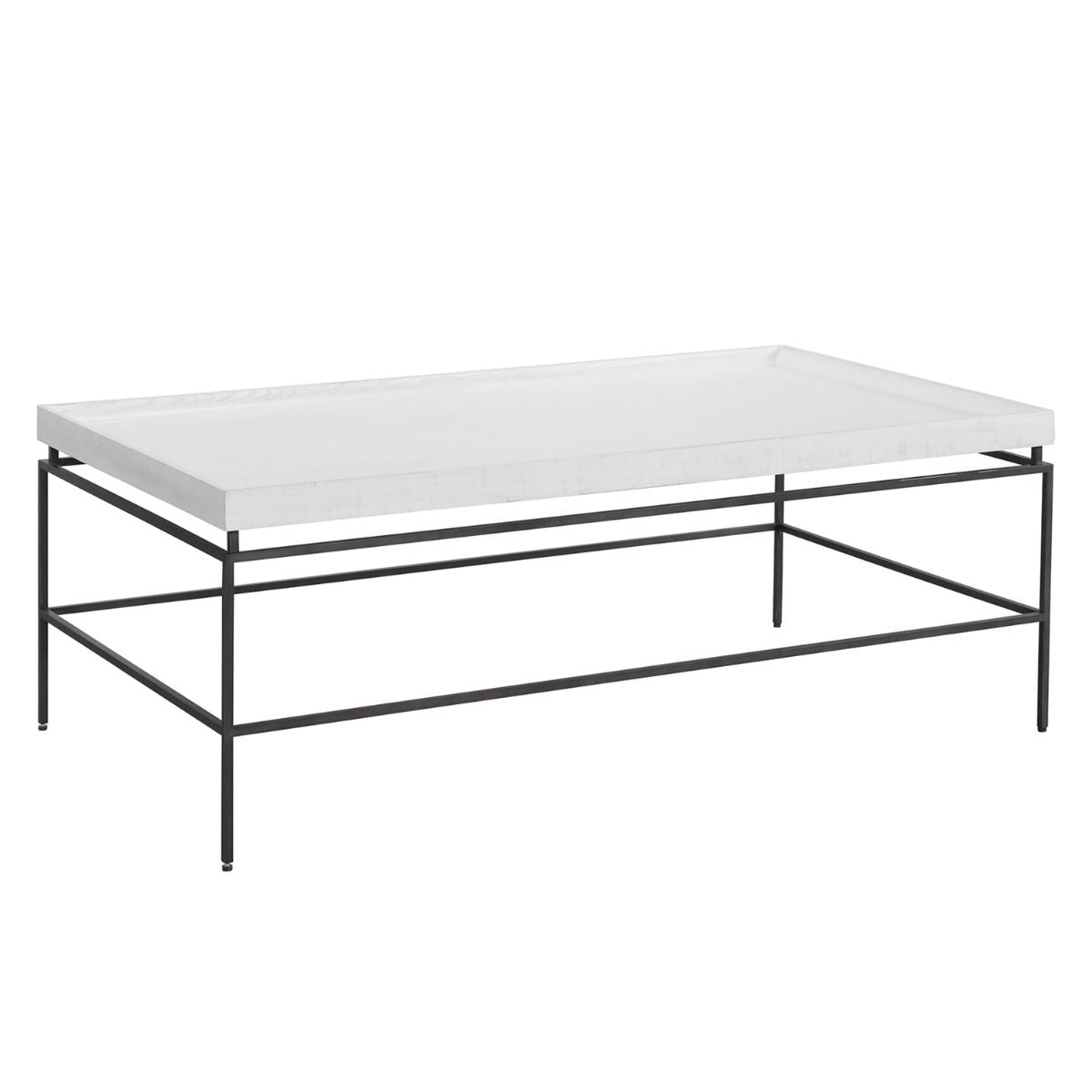 Leyton Rectangle Coffee Table. Right angle view.