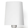 Legend Single Sconce Polished Nickel shade. Detail view.