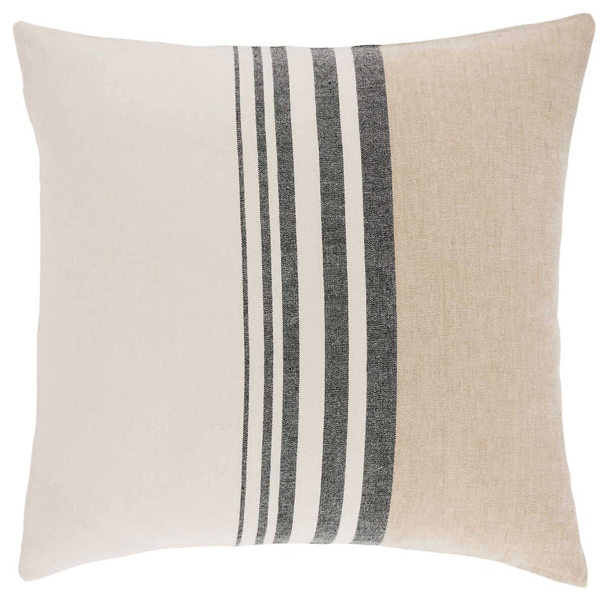 Linen Chenille Stripe Sham Euro 