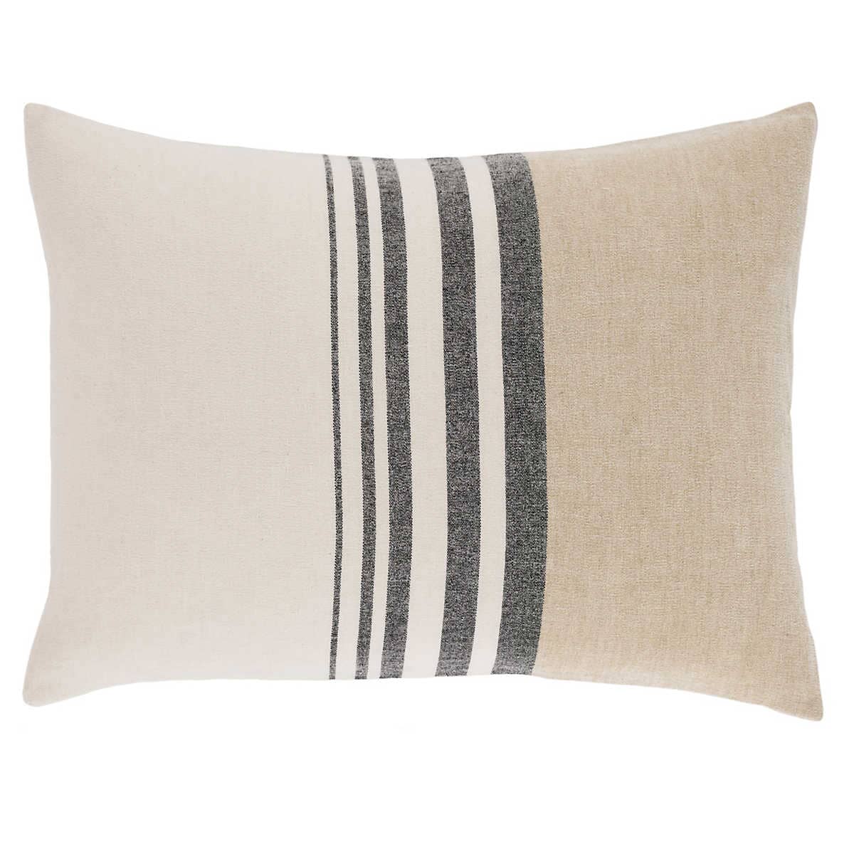 Linen Chenille Stripe Sham Standard 