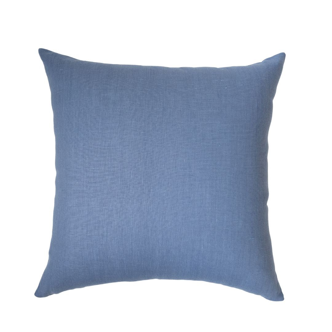 Linen Pillow - Periwinkle 22" Pillows 