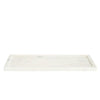 Long Marble Tray. Front view. 