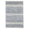 Malta Blue Woven Wool Rug. Top view. 