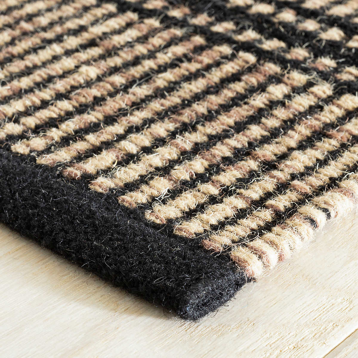 Malta Camel Woven Wool Rug - Rainsford Company