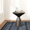 Malta Navy Woven Wool Rug RUGS 