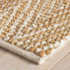 Meghan Ivory/Natural Woven Jute Rug RUGS 