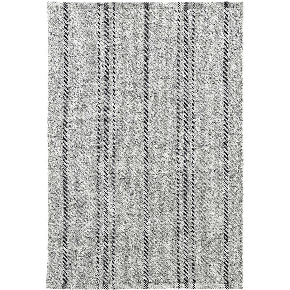 Melange Stripe Grey/Black Indoor/Outdoor Rug Rugs 