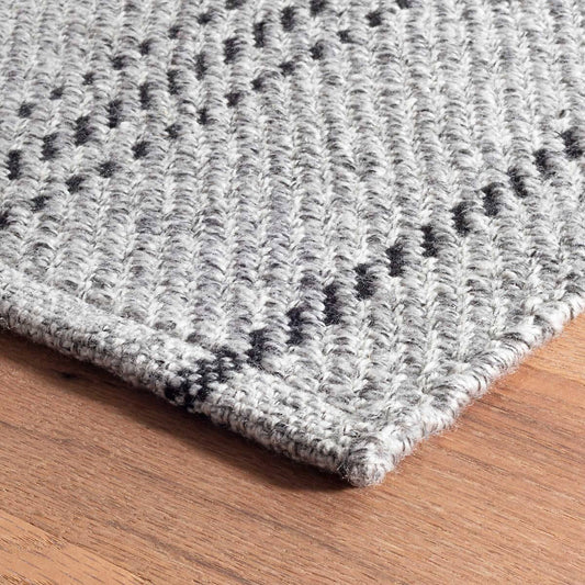 Melange Stripe Grey/Black Indoor/Outdoor Rug Rugs 