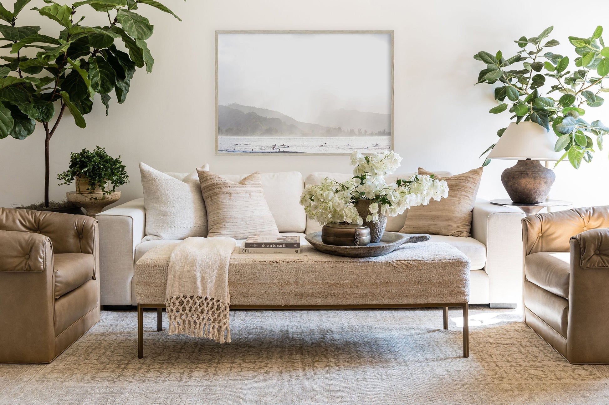 Menorca Wool Rug - Green Rugs 
