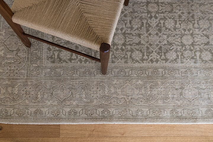 Menorca Wool Rug - Green Rugs 