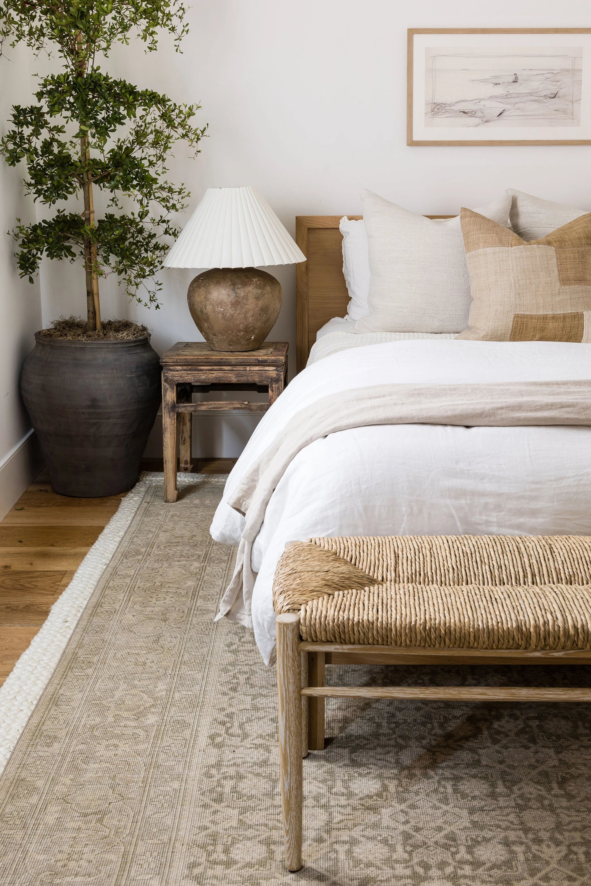 Menorca Wool Rug - Green Rugs 