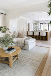 Menorca Wool Rug - Green Rugs 