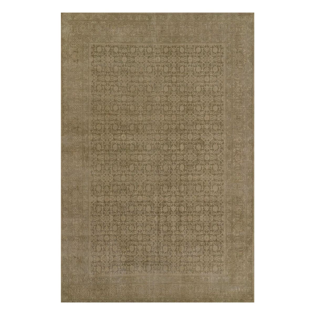 Menorca Wool Rug - Green Rugs 