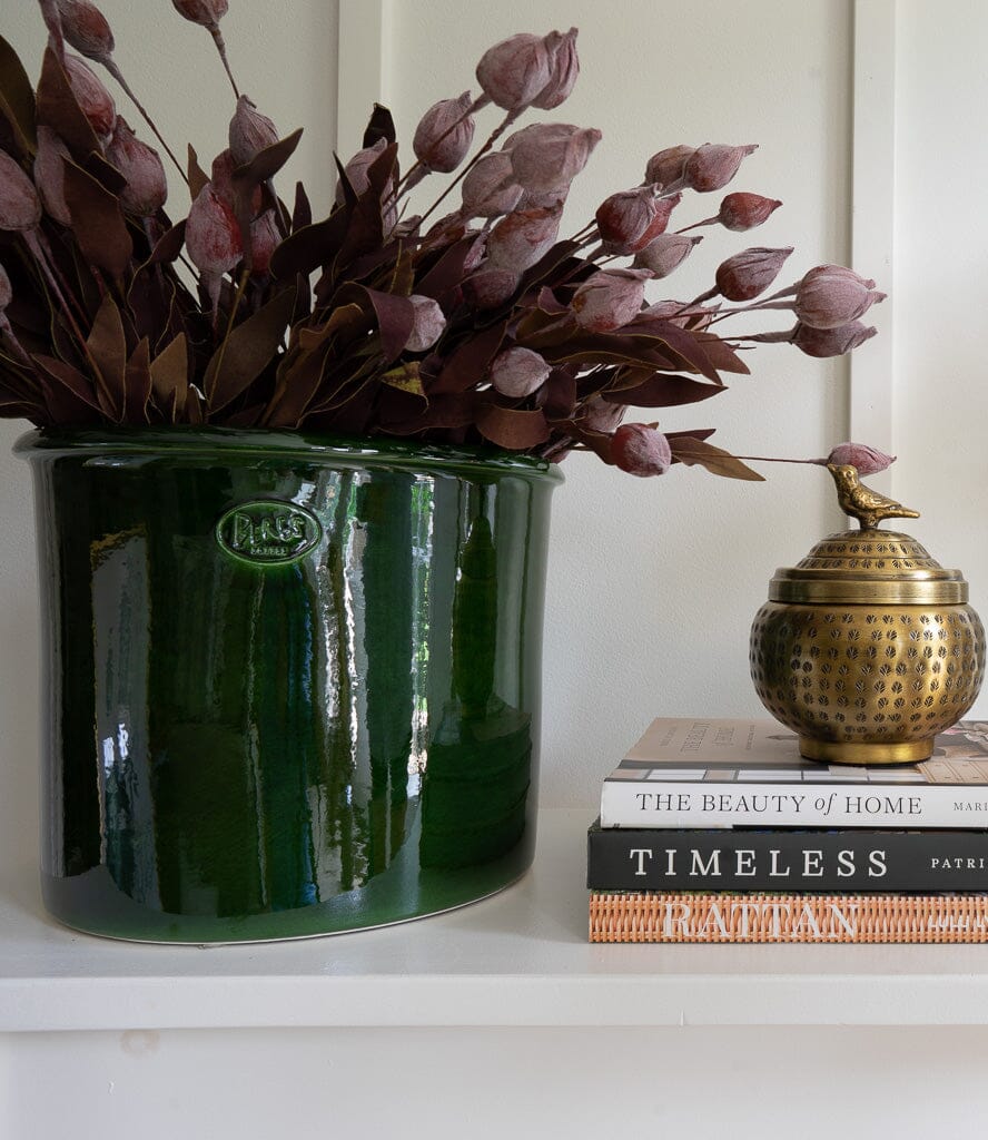 Modena Pot - Emerald Green Vases, Planters & Jars 