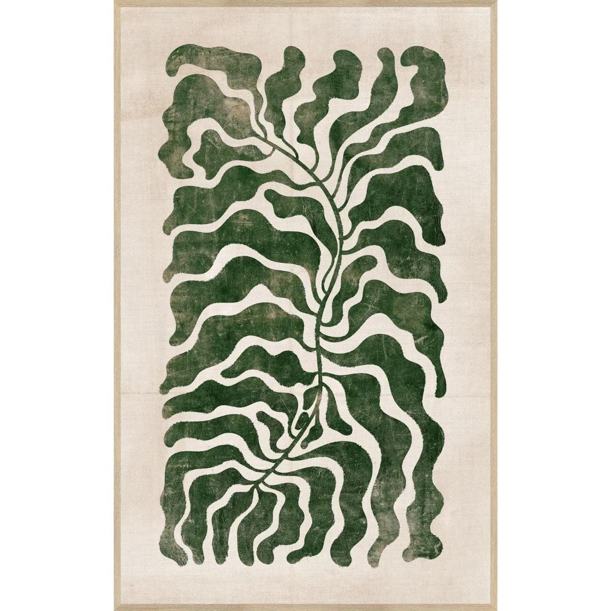 Moss Fern I Framed Art 