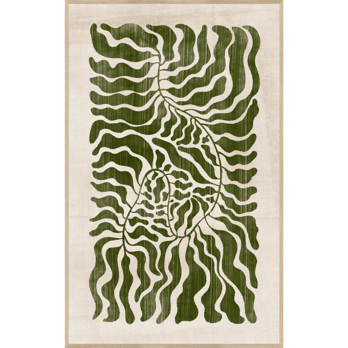 Moss Fern II Framed Art 