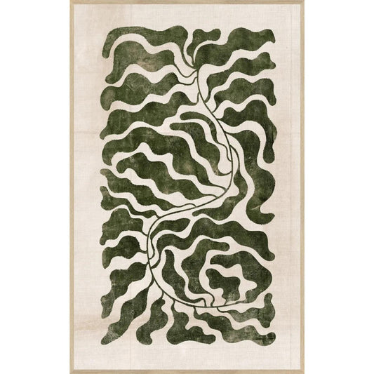 Moss Fern III Framed Art 